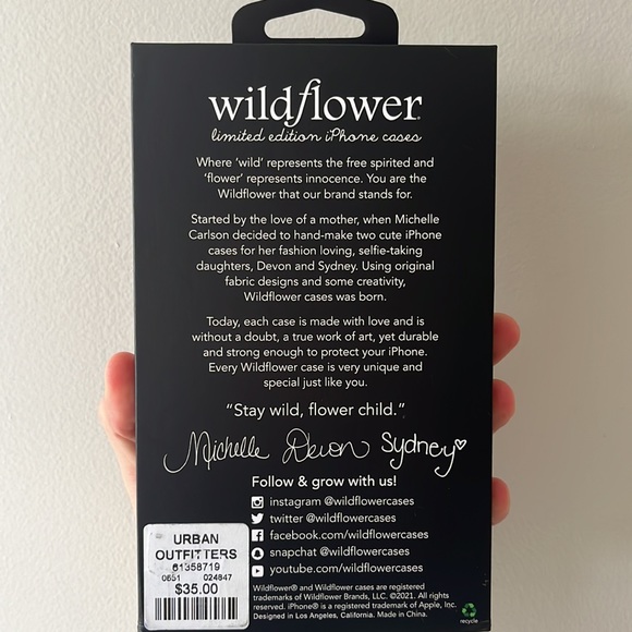 Wildflower Groovy Shroom IPhone 12 case - Picture 2 of 2